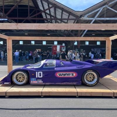 Classic Vintage Porsche Wynn's Race car at Luft 9