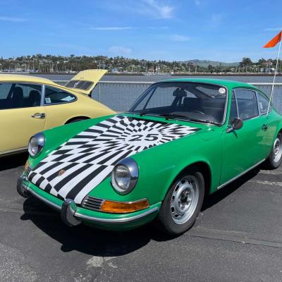Stunning green Porsche at Luft 9
