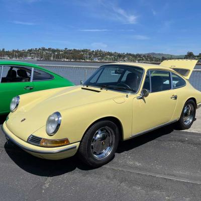 Canary yellow porsche at Luft 9