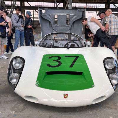 Beautiful vintage porsche race car at Luft 9  -2